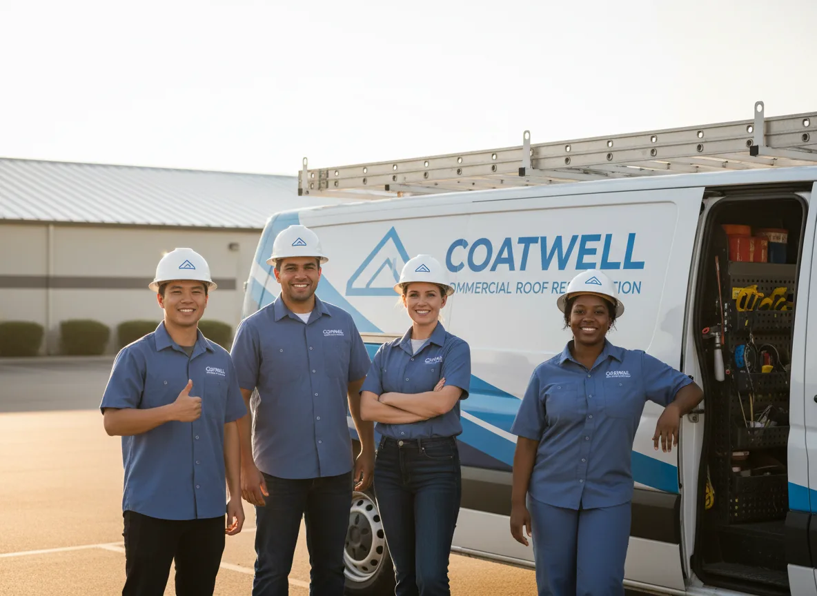 Commercial roof coating company in Plains, GA
